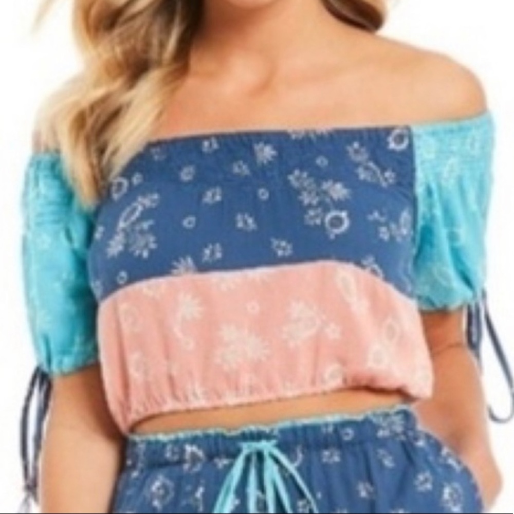 NWT Kopal Crop Top Mohini Boho